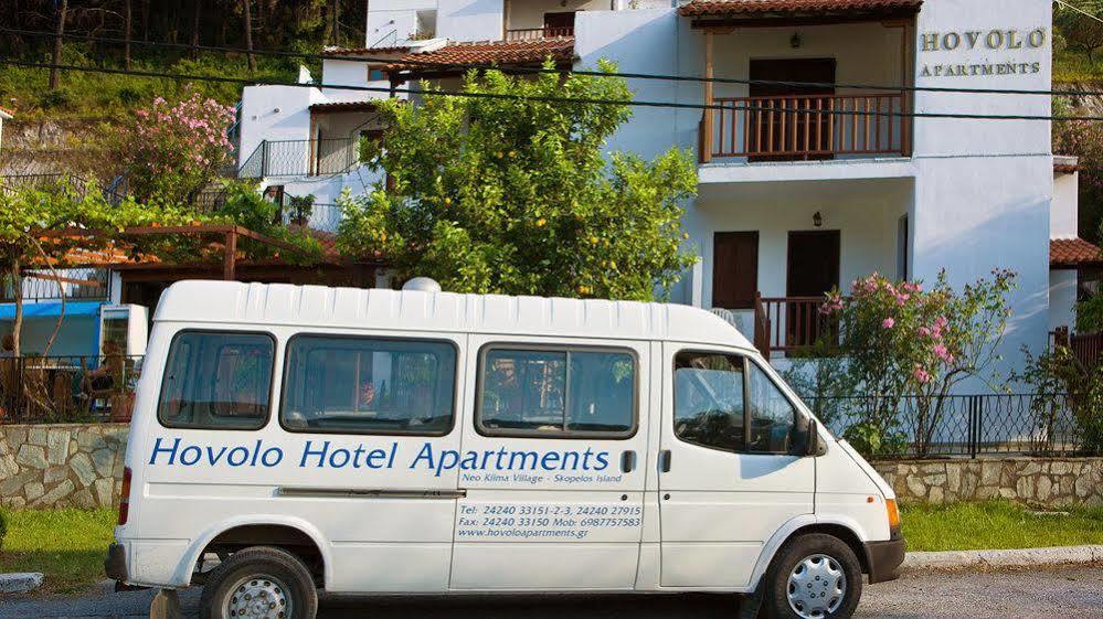 Hovolo Hotel Apartments Neo Klima Bagian luar foto